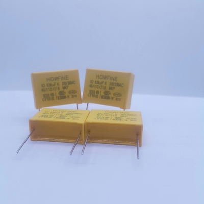 Κίτρινος πυκνωτής mpx-X2 0.56UF 310V-330V P22.5MM ασφάλειας χρώματος